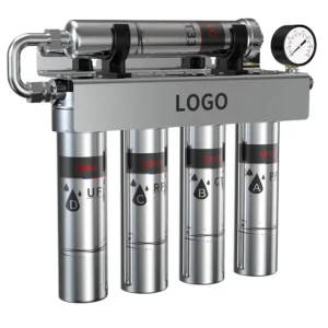 Stainless Steel 5-Stage Tap Water Reverse Osmosis Filter with Carbon Filter