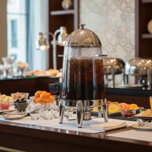 Stainless Steel Beverage Dispenser for Water, Juice and Coffee, Hotel, Restaurant and Buffet Use