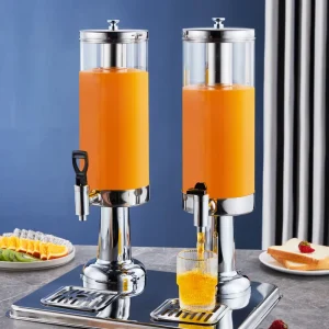 Stainless Steel Buffet Beer Juice Tower Drink Dispenser Beverage Dispenser for Hotel Cafeteria Decoration