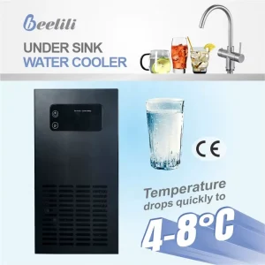 Stainless Steel Compact Rapid-Cooling Under-Sink Water Cooler for Home and Hotel