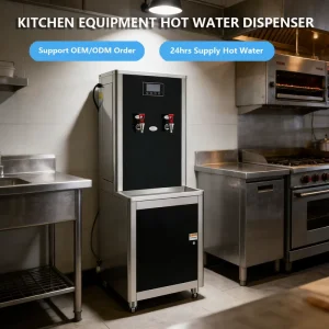Stainless Steel Electric Commercial Hot Water Dispenser and Boiling Water Stand for Hotel, Household, and Outdoor Use