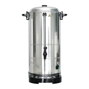 Stainless Steel Electric Water Boiler Bucket for Catering Commercial Hotel Milk Tea Coffee Kettles Coffee Urn Drink Dispenser