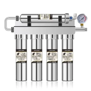 Stainless Steel Five Stage Ultrafiltration Water Purifier Home Kitchen Use Direct Drinking Machine Removes Chlorine Heavy Metals