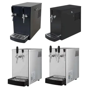 Stainless Steel Food-Grade Beer Drink Dispenser for Home Brewing and Bar Use, Black or White