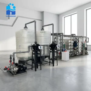 Stainless Steel Frame Industrial Reverse Osmosis Water Treatment System, 15000LPH RO Plant, CE ISO