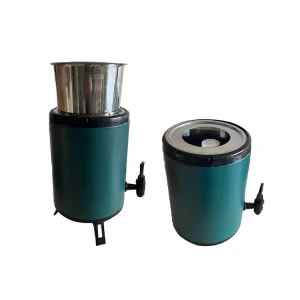 Stainless Steel Gravity Filter Bucket Outdoor Water Filter System Camping Travel Water Purifier