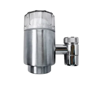 Stainless Steel Household Kitchen Faucet Water Filter Ceramic Activated Carbon Transparent Plastic Tap Water Purifier