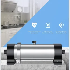 Stainless Steel Housing PVDF UF Membrane Water Filter Manual Whole House Drinking Water Filtration System Household Use