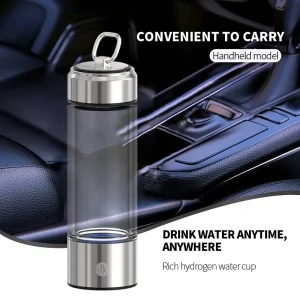 Stainless Steel Hydrogen Rich Water Generator USB Powered Portable Household Use 420mL Capacity