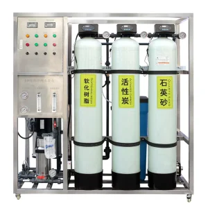 Stainless Steel Industrial RO Water Treatment Purifier Pump and Filtration System, 500L/Hour