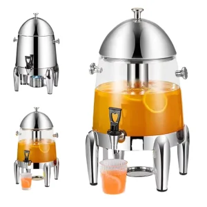 Stainless Steel Juice Dispenser Hot and Cold for Buffet Restaurant Hotel