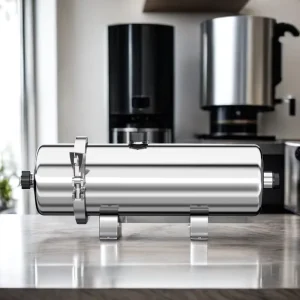 Stainless Steel Large Flow Whole House Water Purifier 8000L/H Manual PVDF Ultrafiltration Membrane Filter 0.01 Micron Washable