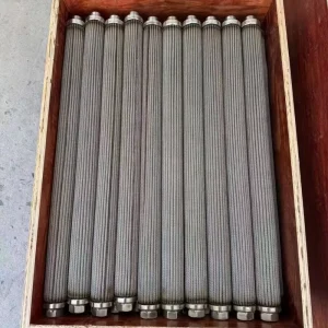 Stainless Steel Liquid Filter Element with Non-Woven Fabric for Machinery