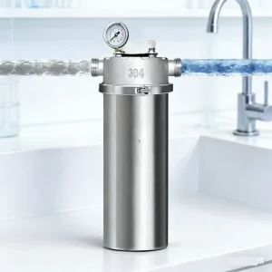 Stainless Steel Manual Inline Sediment Water Prefilter Housing for Home and Commercial Use