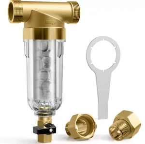 Stainless Steel Mesh Water Prefilter Self Flushable Water Pre Filter for Household Water Purifier