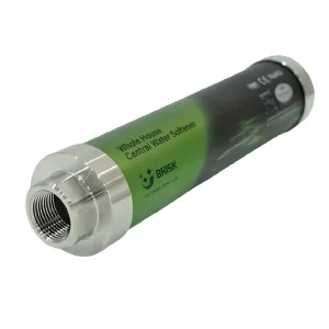 Stainless Steel Physical Water Descaler Anti-Scale Device with 3/4-Inch NPT Connector for Household Pipe Systems