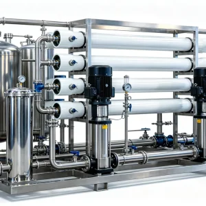 Stainless Steel RO Water Treatment Equipment with Stainless Steel Pipeline for Chemical Process Water Purification