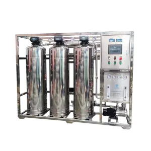 Stainless Steel Reverse Osmosis Industrial Commercial Water Treatment System 1500L/H Pump Filter Purifier Machine