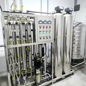 Stainless Steel Reverse Osmosis Plant with Touch Screen PLC for Boiler Feed Water Treatment System
