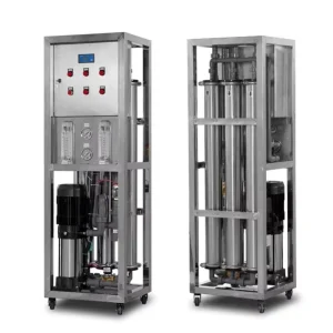 Stainless Steel Reverse Osmosis System Pure Water Treatment Machinery 500LPH RO Filtration High Pressure Pump