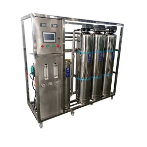 Stainless Steel Reverse Osmosis Water Filtration System 1000L/H and 2000L/H Pure Water Production Line with Pump and PLC