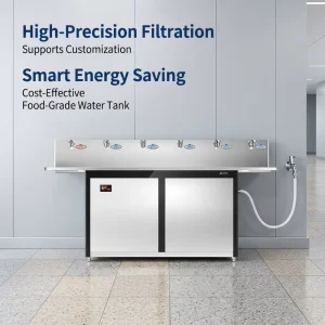 Stainless Steel Smart Water Dispenser Multi-Stage Purification for Commercial Catering Service Water Filter
