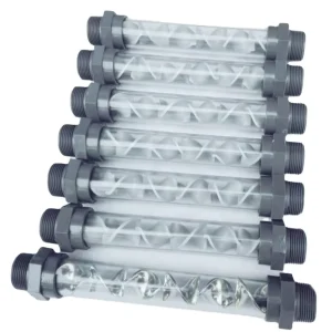 Stainless Steel UPVC Inline Static Mixer Static Pipeline Mixer Jet Mixer for Gas Water Liquid Mixing Industrial Use