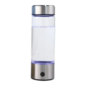 Stainless Steel USB Powered Portable Hydrogen Water Generator Bottle for Desktop Use Household Spanish Language Support