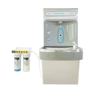 Stainless Steel Water Cooler Wall Mounted Cold Water Dispenser with Bottle Filler Drinking Water Cooler