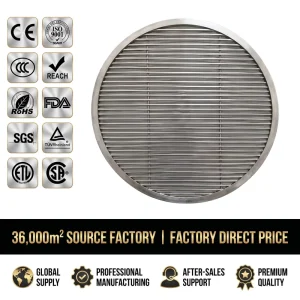 Stainless Steel Water Filtration Disc Element Professional Membrane Filter