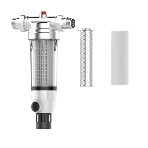Stainless Steel Whole House Water Sediment Pre-Filter with Self-Cleaning and High-Flow Design