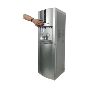 Stand Alone Household Electric Water Dispenser Contactless Hot and Cold Pipeline Top Load Plastic Housing