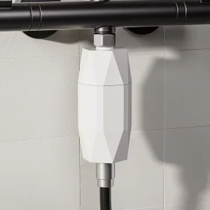 Sterile Vitamin C Shower Filter White Color Chlorine Removal Water Filter for Bathroom Spa Hotel
