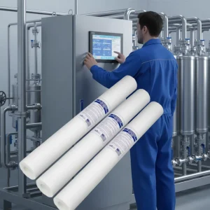 Sterilization Grade PP Melt Blown Filter Cartridge for Food Processing Water Purification