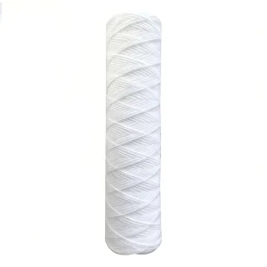 String Wound PP Sediment Filter Cartridge 1/5/10 Micron Depth Filtration for RO Systems and Industrial Water Purification
