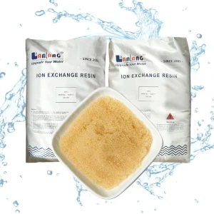 Strong Base Gel-Type Ion Exchange Resin 001*7 001*8 for Water Softening and Demineralization