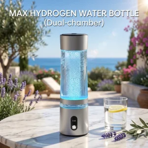 Supplier Dual Chamber Hydrogen Water Generator No Chlorine No Ozone 6000 PPB 250ml Hydrogen Bottle for Coffee Milk Tea and Juice