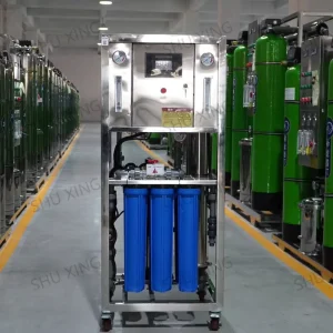 Swimming Pool Hotel Water Purifier Filtration 250LPH Pure Water Reverse Osmosis Water Treatment System