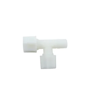 T Shape 3 8″ OD Water Filter Connection Fittings 7564 Plastic T junction Connect Water Tube Fittings