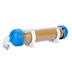 T33 Cation Exchange Resin Water Filter Cartridge 10 Inch Transparent Hard Water Softener Inline Filter for RO Water Purifier