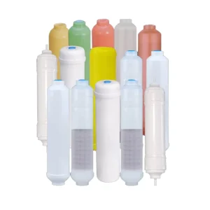 T33 K33 Inline Pre- and Post-Carbon Water Filter Cartridge for Reverse Osmosis Systems, Transparent