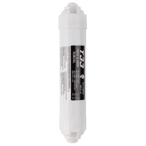 T33 Mineral Water Inline 10-Inch Filter Cartridge Reverse Osmosis System for Household Use