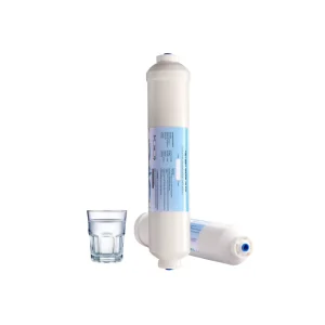 T33 Post Carbon Block Inline Mineral Water Filter Cartridge for Undersink RO Machine