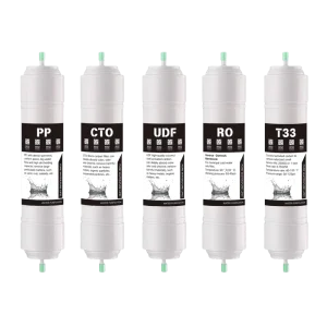 T33 Water Treatment Filter Cartridge for Removing Bad Tastes and Odors