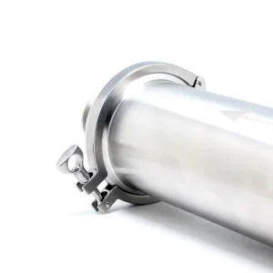 TFS01 SS304 SS316L Sanitary Inline Strainer 100 Mesh with Purge Valves 1″-4″ (DN25-DN100) Manual Forged