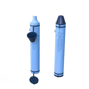 TPU Portable Outdoor Sediment Water Purifier Filter Straw with UF Filtration