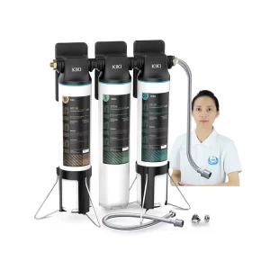 TW15 3-stage Under Sink Water Filter System Reduce 99.99% Lead Chlorine Chloramine Fluoride Bad Taste & Odor Direct Connect