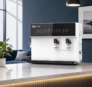 Tankless Eco Friendly 5 Stage RO Water Purifier Hot Cold Water Filter Life Display TDS Monitoring for Hotels Restaurants
