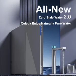 Tankless Electric Plastic Household 1200 GPD High Capacity Reverse Osmosis Self Cleaning Water Filter Purifying System