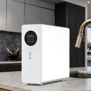 Tankless Electric RO Ultrafiltration Water Purifier with 6-Stage Filtration, Stainless Steel Smart Faucet, 1200 GPD